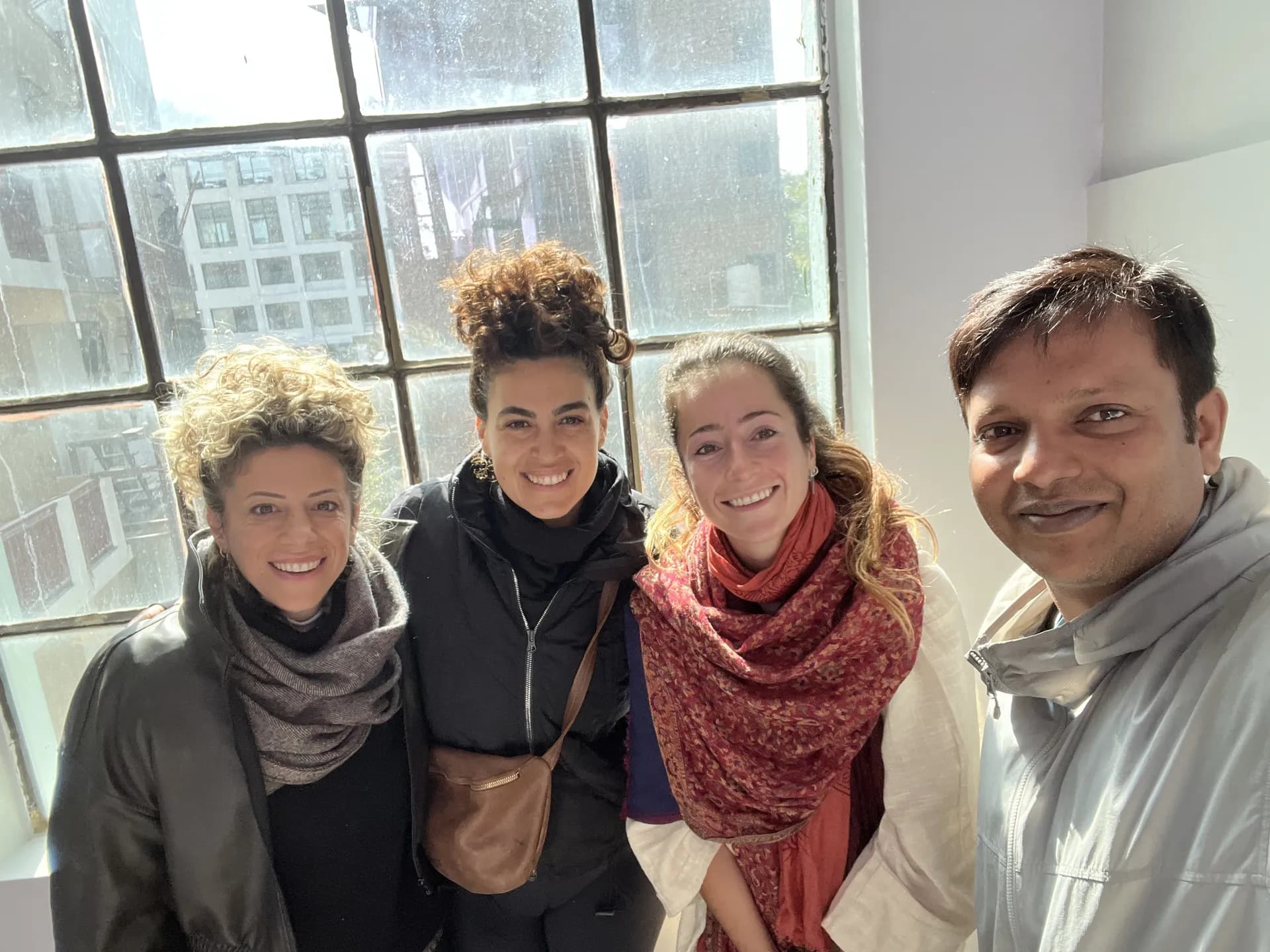 Students in a 100-hour yoga teacher training class at Anantadrishti Yoga in Rishikesh